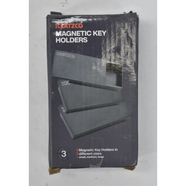 KATZCO MAGNETIC KEY HOLDER 3 SIZES ASSORTED STORAGE CONTAINERS ORGANIZERS