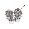 Image 1 : LAGOSTINA STAINLESS STEEL COOKWARE SET, 12-PIECES -SU