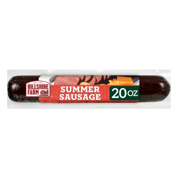 HILLSHIRE FARM HARDWOOD SMOKED SUMMER SAUSAGE, 20 OZ