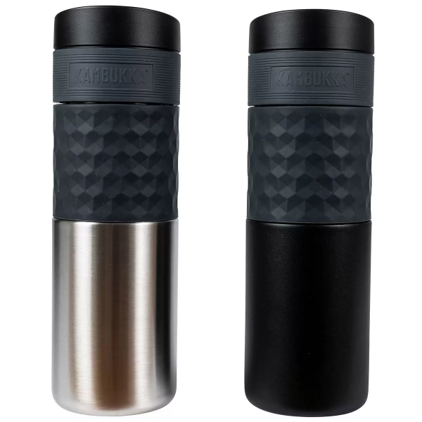KAMBUKKA ETNA 500 ML (16 OZ.) TRAVEL MUGS, PACK OF 2 (USED)