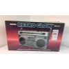 Image 3 : ON RETRO GLOW BLUETOOTH CASSETTE/RADIO BOOM BOX WITH LED LIGHTS  (NEW)