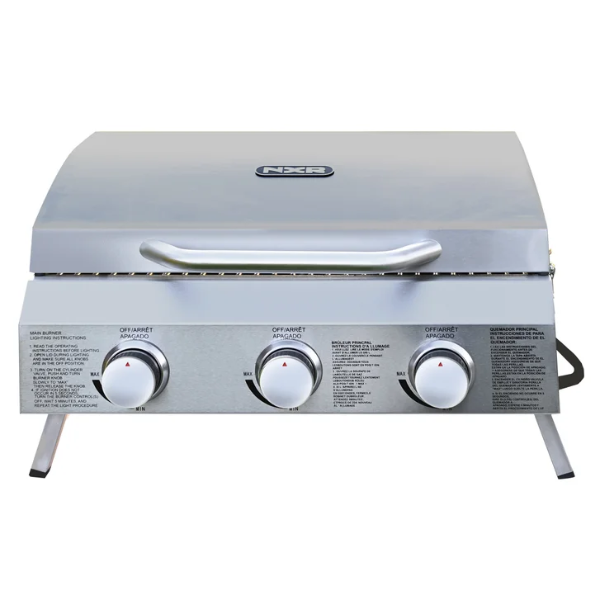 NXR 3 BURNER 24,000 BTU PORTABLE PROPANE GAS BBQ -U