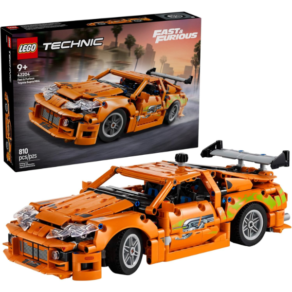LEGO TECHNIC FAST AND FURIOUS TOYOTA SUPRA MK4 BUILDING KIT- TOY CAR FOR KIDS, BOYS, AND GIRLS