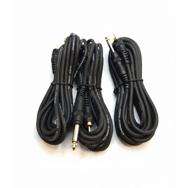 AUDIO DYNAMICS 18 GAUGE RCA MALE TO 1/4 MONO 12FT (USED, NO BOX)