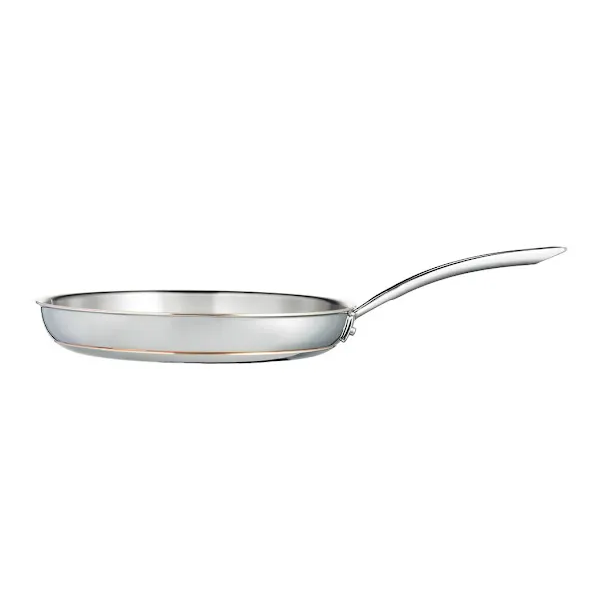 KIRKLAND SIGNATURE 5-PLY STAINLESS STEEL FRYING PAN 2 SET -U