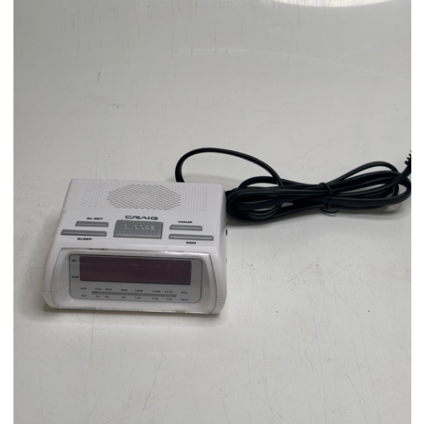 CRAIG AM/FM ALARM CLOCK RADIO