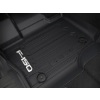 Image 1 : F-150 SUPER CAB BLACK 3PC ALL-WEATHER FLOOR LINER TRAY FOR CARPET FLOORING -N