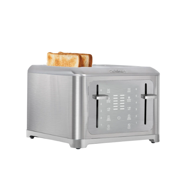CUISINART 4 SLICE TOUCH SCREEN TOASTER (SLIGHTLY USED)