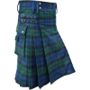 Image 1 : KILT EMPORIUM UTILITY KILT FOR MEN - MODERN KILTS WITH CARGO POCKETS (SIZE:48)