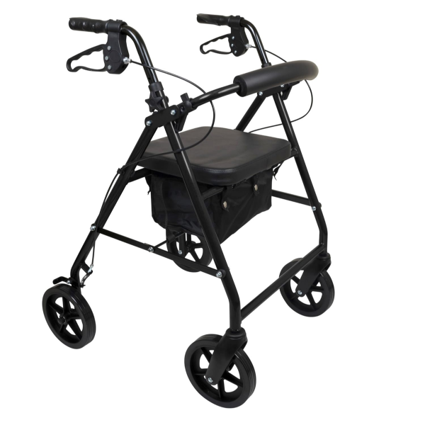 PROBASICS 4 WHEEL MEDICAL ROLLING WALKER WITH WHEELS, ROLLATOR WALKER FOR SENIORS
