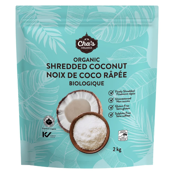 CHA'S ORGANICS SHREDDED COCONUT (SLIGHTLY USED)