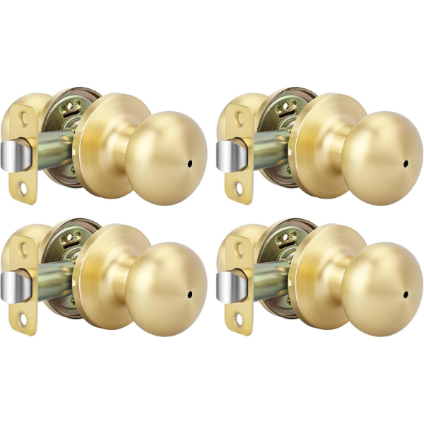 HAIDMS GOLD DOOR KNOBS INTERIOR