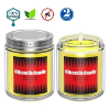 Image 1 : CITRONELLA CANDLES SET 2, 2 X 8 OZ EACH SCENTED CANDLE NATURAL SOY WAX