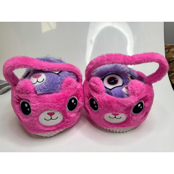 EASTER PLUSH BASKET PINK 2 PCS -NNB