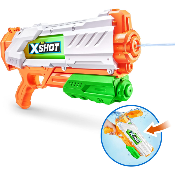 XSHOT FAST-FILL MEDIUM WATER BLASTER BY ZURU (SLIGHTLY USED , NO BOX)
