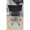 Image 4 : AVENUE SIX DORADO OFFICE CHAIR IN BLACK VINYL AND CHROME FINISH -U