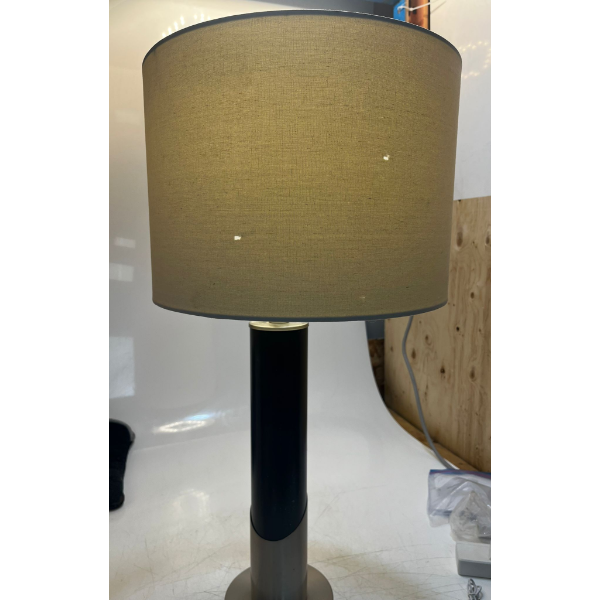 NATURAL BLACK TABLE LAMP -U