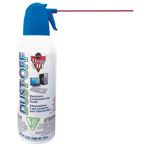 DUST-OFF COMPRESSED GAS DUSTER 2 PCS (NEW, NO BOX)