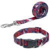 Image 1 : BOHEMIAN STYLE DOG COLLAR AND LEASH SET "MEDIUM"