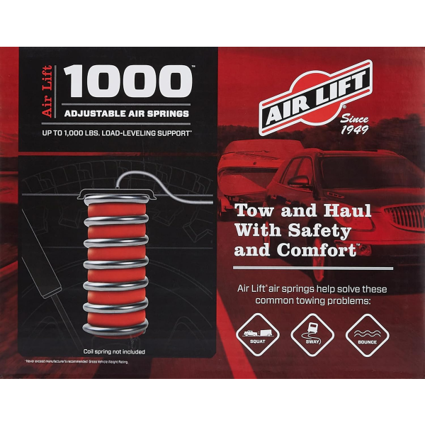 AIR LIFT 60810 1000 SERIES REAR AIR SPRING KIT