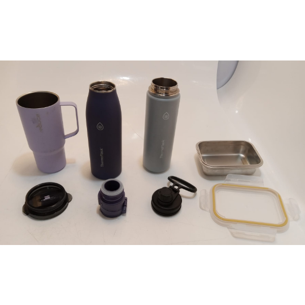 REDUCE 32 OZ HYDRATE PRO STAINLESS STEEL INSULATED WATER BOTTLE 4 PIECES -U