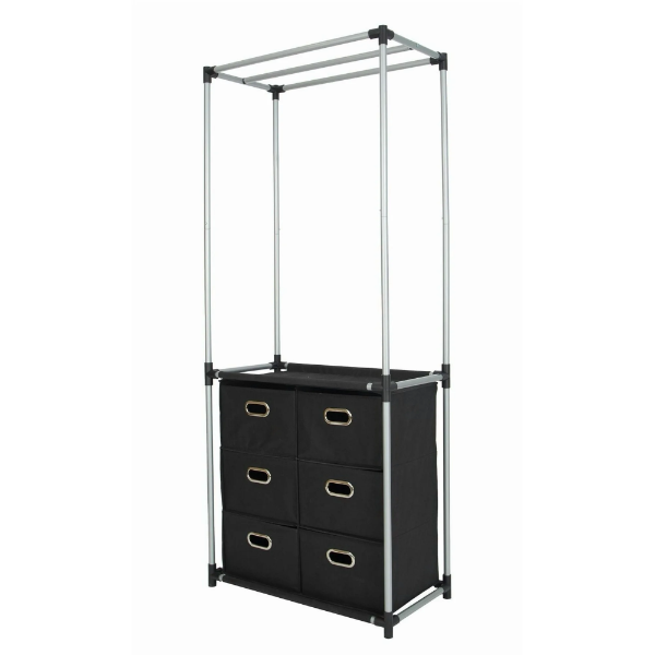 MAINSTAYS CLOSET ORGANIZER WITH 6 STORAGE DRAWERS FOR ADULT (SLIGHTLY USED)