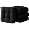 Image 1 : CHAIR CUSHIONS, FOAM DINING CHAIR CUSHIONS, TUFTED INDOOR CHAIR PADS,16.5” X 16.5” X 3.5”, SET OF 4