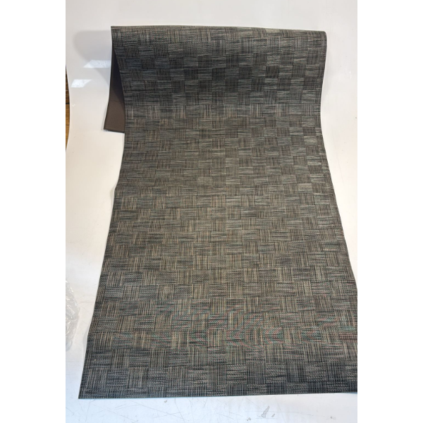 BLACK & WHITE CHECK STRIPE RUNNERS (USED)