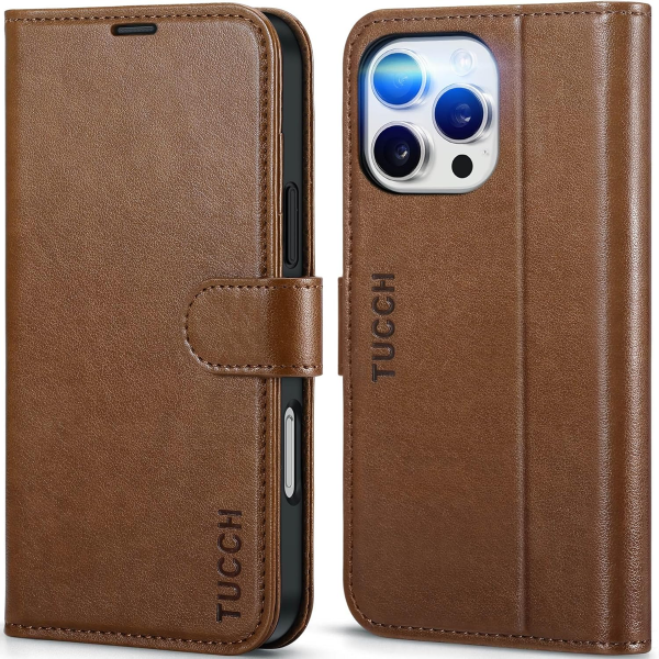 CASE FOR IPHONE 16 PRO MAX, PU LEATHER WALLET WITH [KICKSTAND]