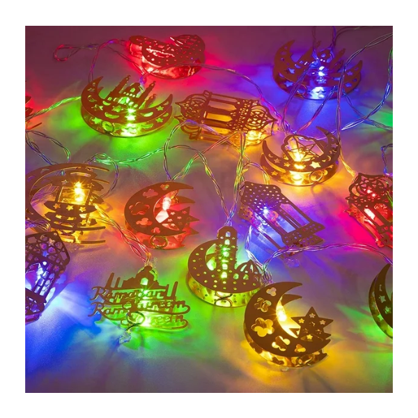 9.8 FEET 20 RAMADAN MUBARAK LIGHTS