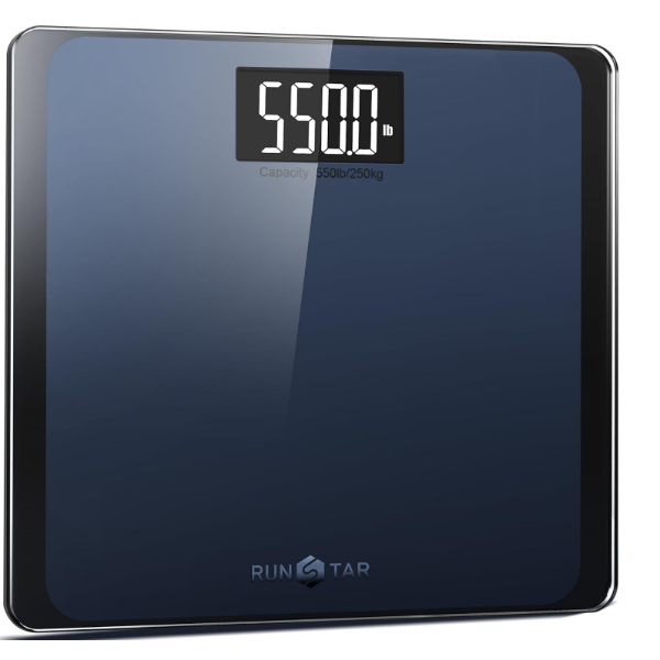RUNSTAR DIGITAL BODY WEIGHT SCALE, DARK BLUE -N