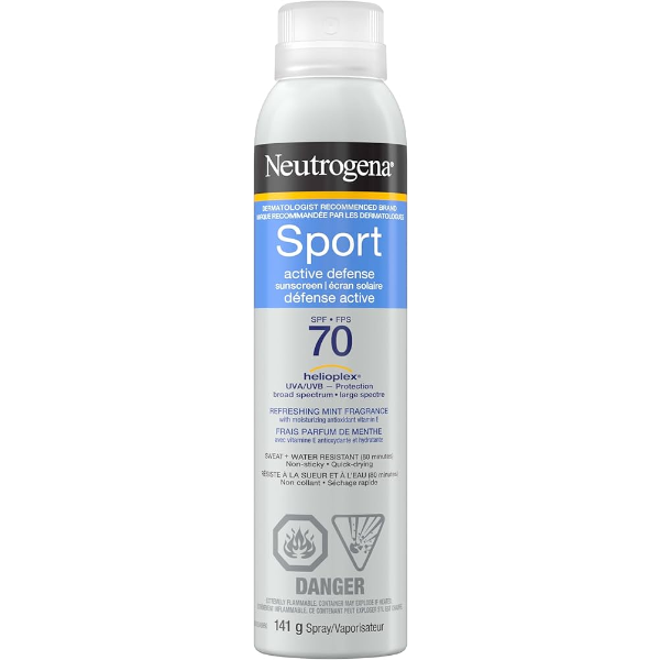 NEUTROGENA SPORT SUNSCREEN FPS70 SPRAY 141G -N E: 1/2027