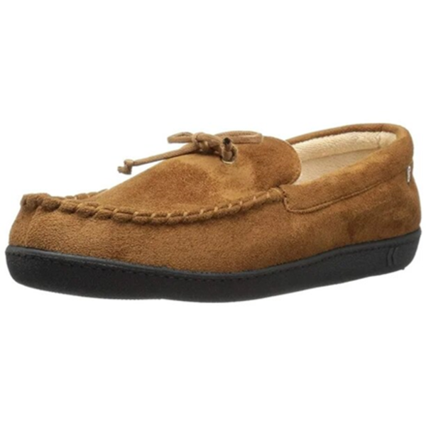 ISOTONER MENS ISOTONER CLOSED TOE SLIP ON SLIPPERS. (SIZE-11)