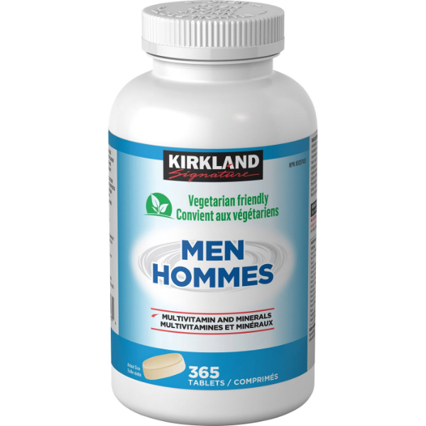 KIRKLAND SIGNATURE MEN MULTIVITAMIN TABLETS -N, E: 2028