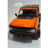 Image 2 : 2021 FORD BRONCO BADLANDS - ORANGE DIECAST 1:24 SCALE MODEL (USED)