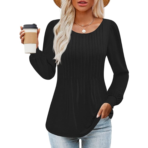 ZESICA LONG SLEEVE SHIRTS FOR WOMEN FALL