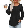 Image 1 : ZESICA LONG SLEEVE SHIRTS FOR WOMEN FALL