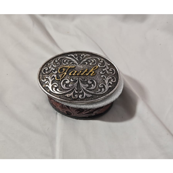 SHAPED ANTIQUE SILVER TRINKET JEWELLERY BOX FOR WOMEN/GIRLS LARGE (NEW)