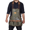Image 1 : BT 19-1101 HEAVY WEIGHT 15 OZ. DYED DUCK COTTON CANVAS 16 POCKET UTILITY SMART TOOL WAIST APRON