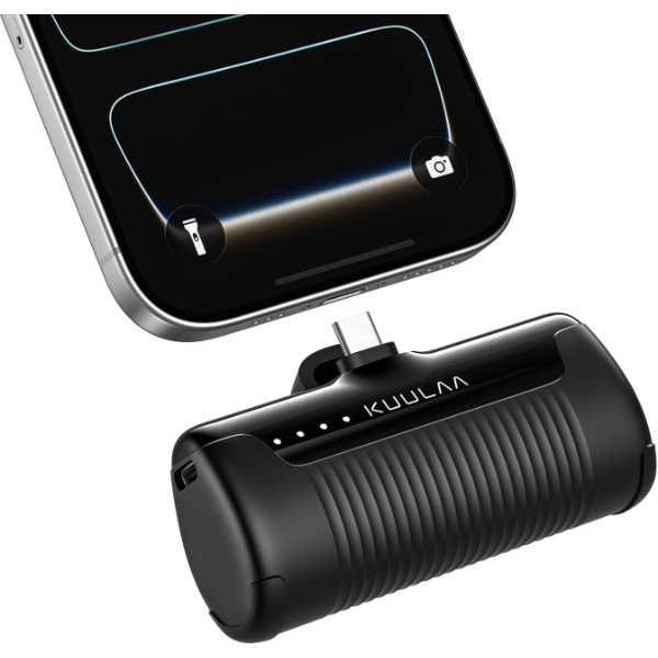 KUULAA POWER BANK USB C 4500MAH 12W, PORTABLE CHARGER FOR IPHONE -N