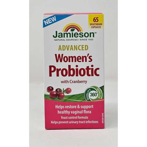 JAMIESON ADVANCED WOMEN'S PROBIOTIC WITH CRANBERRY