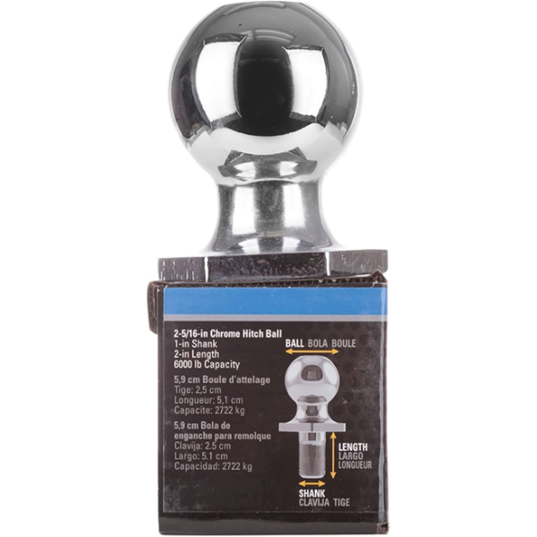 REESE 7008620 INTERLOCK® TRAILER HITCH BALL, 2-5/16 IN. DIAMETER