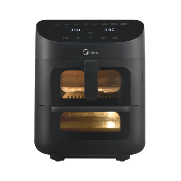 
MIDEA 11 L DOUBLE DECKER AIR FRYER (SLIGHTLY USED)