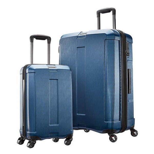 SAMSONITE CARBON ELITE 2-PIECE EXPANDABLE HARDSIDE LUGGAGE SET