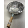 Image 4 : TRADITIONAL CHINESE WOODEN HANDLE CARBON STEEL WOK STIRRING PAN COOKING PAN 14" -U