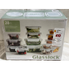 Image 2 : GLASSLOCK FOOD STORAGE SET, 28-PIECE (SLIGHTLY USED)