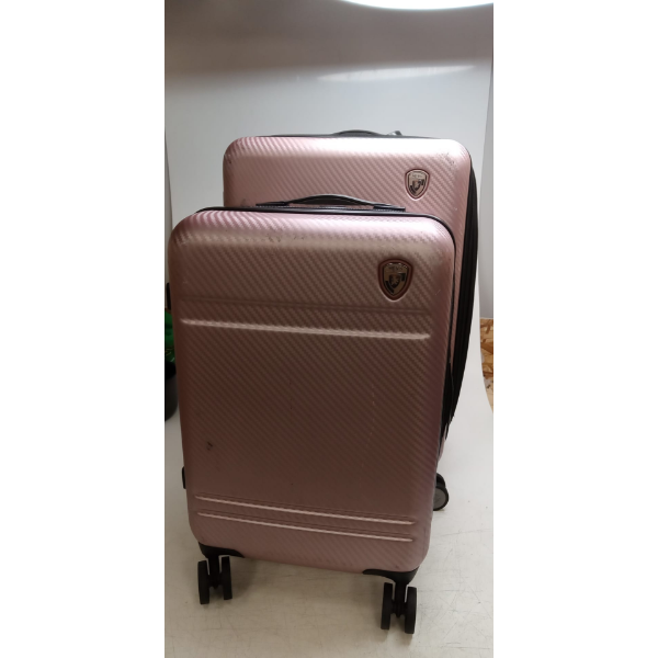 HEYS TUIRISMO 2 PIECE HARD SHELL ROLLER LUGGAGE (USED, 2 BAGS)
