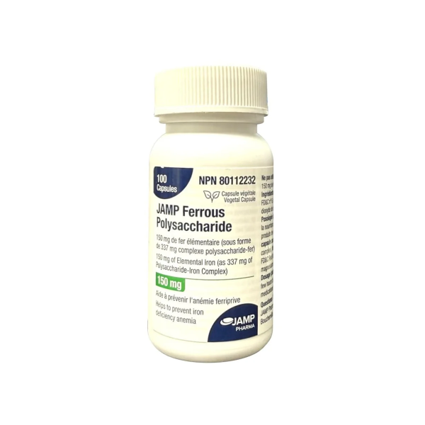 JAMP FERROUS POLYSACCHARIDE (100 CAPSULES) -N E: 3/2028