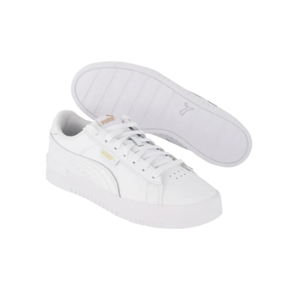 WOMEN’S LEATHER PUMA JADA SNEAKER SIZE: 9 (SLIGHTLY USED, NO BOX)