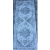 Image 3 : HALLWAY RUNNER RUG WITH RUBBER BACKING VINTAGE WASHABLE RUG 60X24 -SU